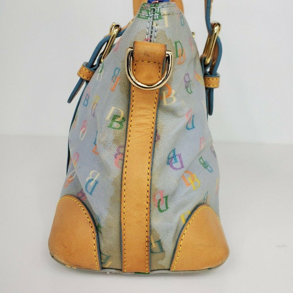 Dooney and Bourke Domed Satchel Periwinkle Bag - Picture 5 of 11
